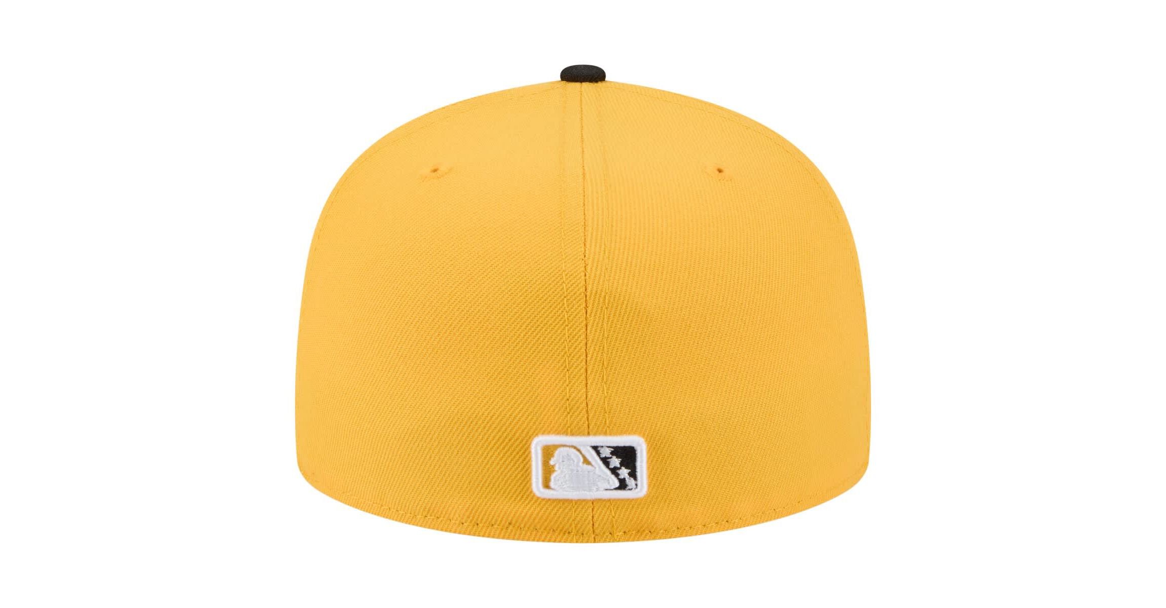 MiLB Yellow/Black Bradenton Marauders Authentic Collection 59FIFTY Fitted Hat