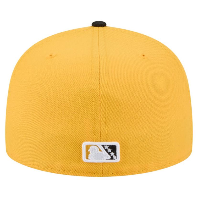 MiLB Yellow/Black Bradenton Marauders Authentic Collection 59FIFTY Fitted Hat