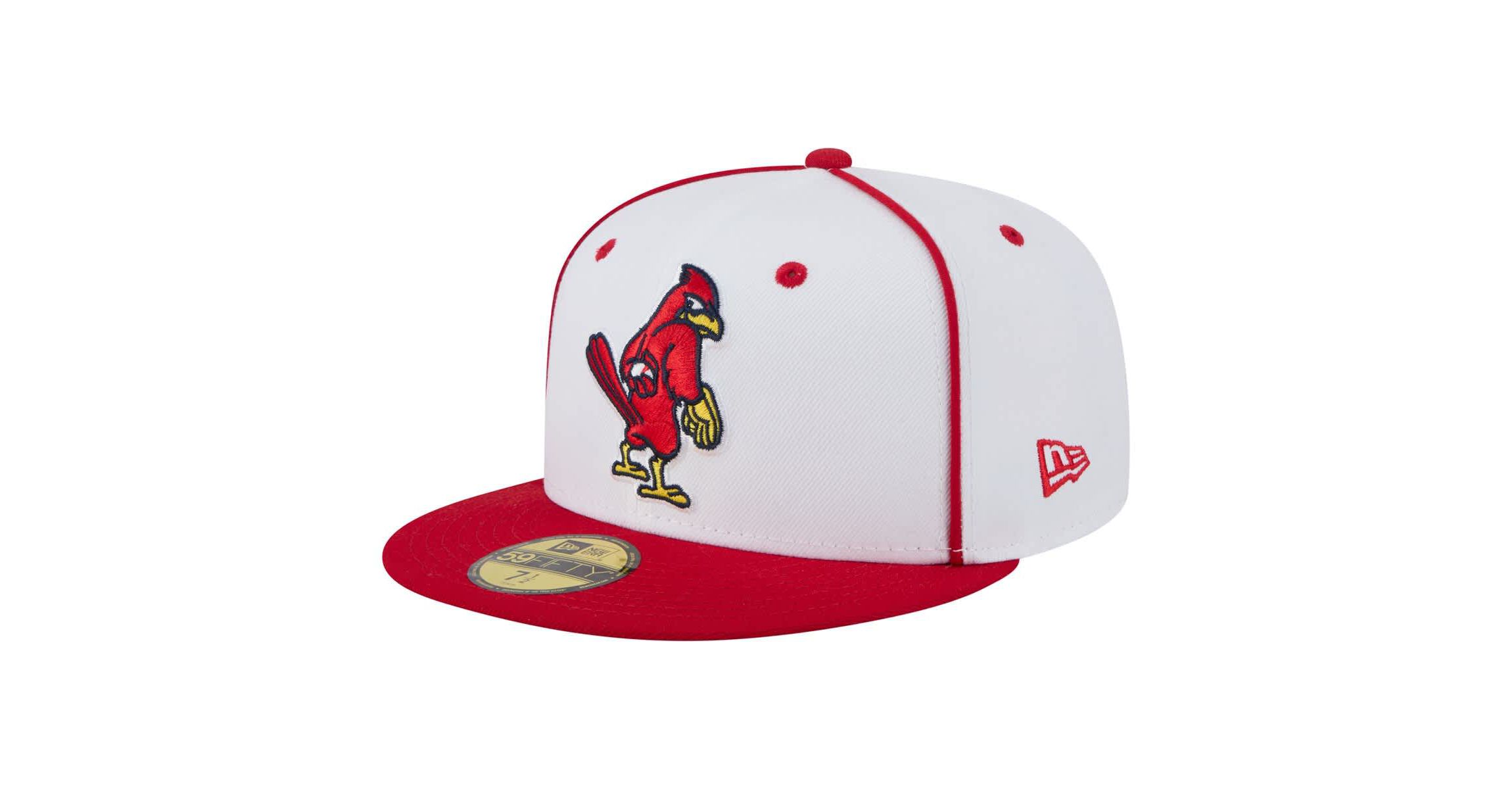 MiLB White/Red Memphis Redbirds Authentic Collection 59FIFTY Fitted Hat