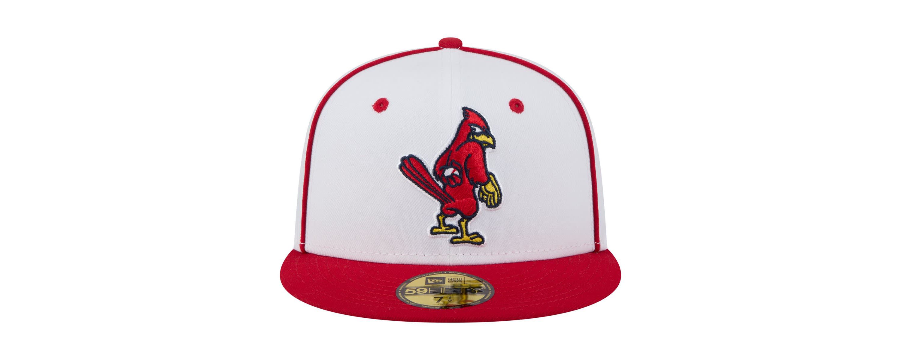 MiLB White/Red Memphis Redbirds Authentic Collection 59FIFTY Fitted Hat