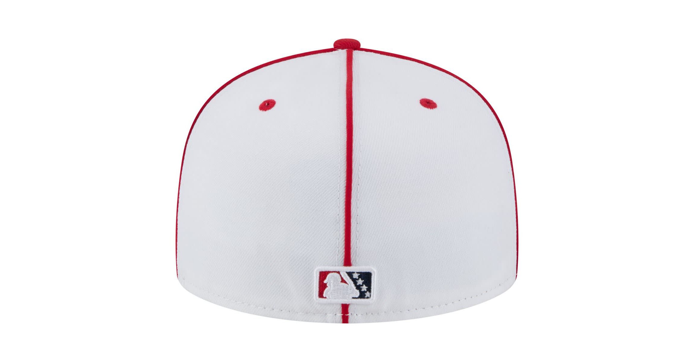 MiLB White/Red Memphis Redbirds Authentic Collection 59FIFTY Fitted Hat