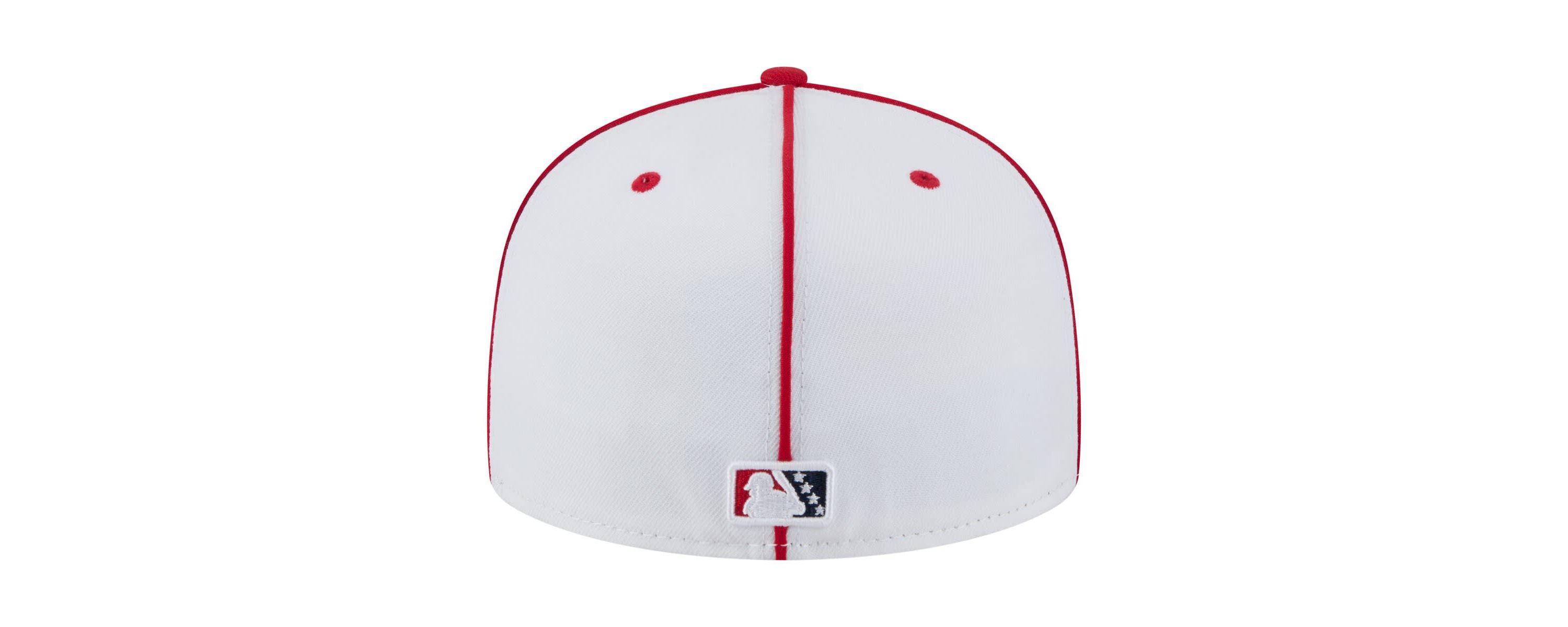 MiLB White/Red Memphis Redbirds Authentic Collection 59FIFTY Fitted Hat