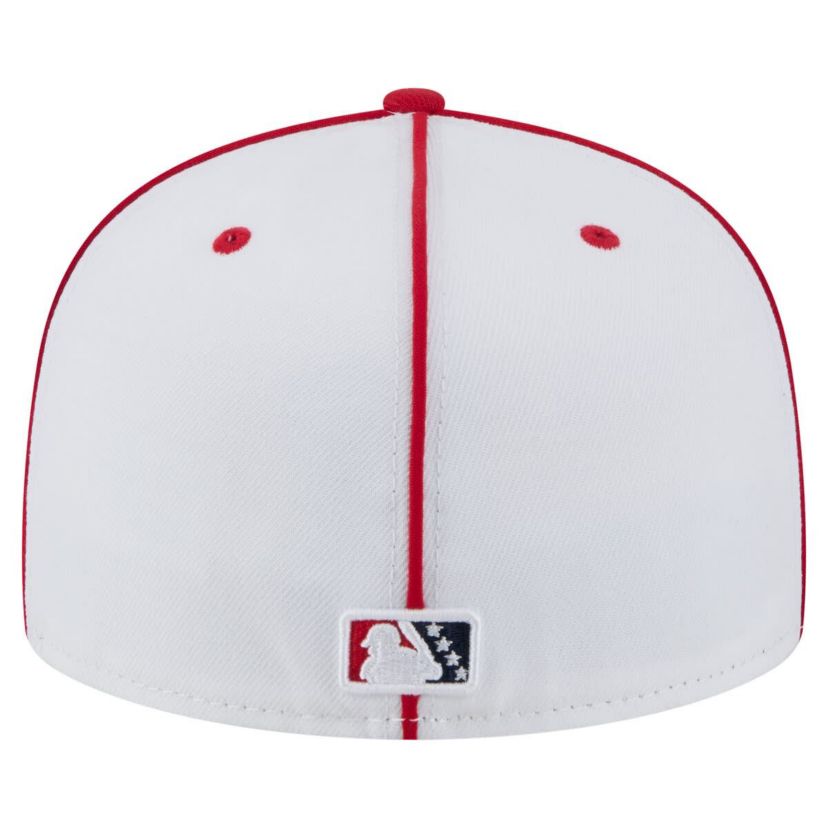 MiLB White/Red Memphis Redbirds Authentic Collection 59FIFTY Fitted Hat