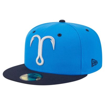 New Era Mens MiLB BlueNavy Tampa Tarpons Authentic Collection 59FIFTY Fitted Hat Blue 7