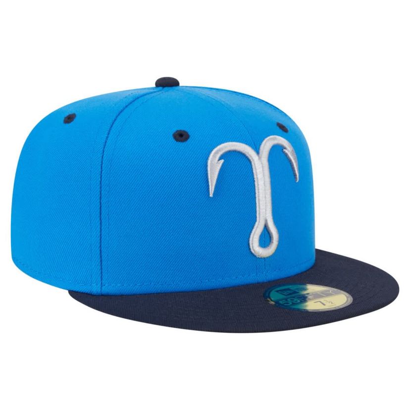 MiLB Blue/Navy Tampa Tarpons Authentic Collection 59FIFTY Fitted Hat
