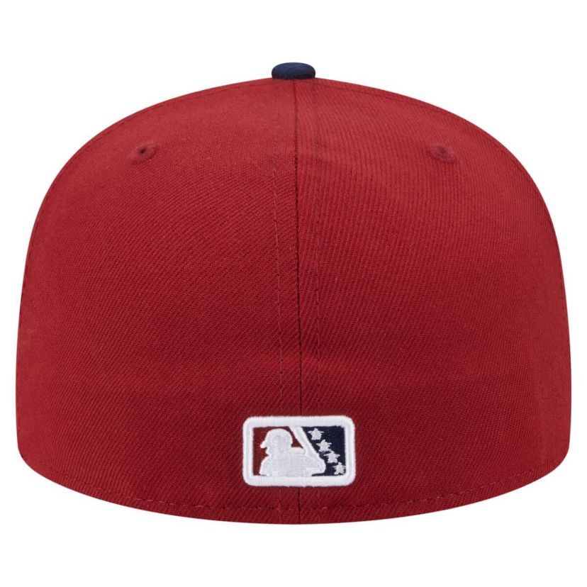 MiLB Burgundy/Navy Somerset Patriots Authentic Collection 59FIFTY Fitted Hat