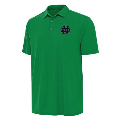 Antigua Men's NCAA Kelly Notre Dame Fighting Irish Era Polo, Green, XL