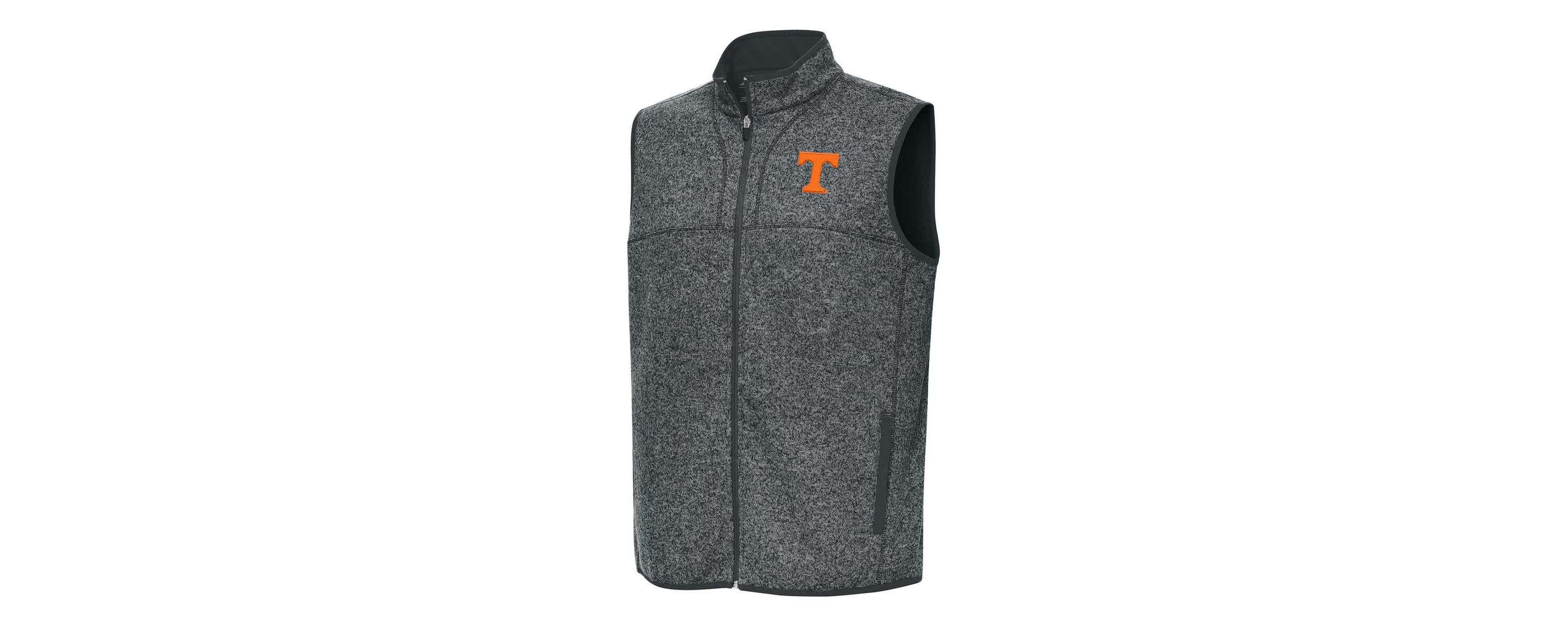 NCAA Heather Tennessee Volunteers Fortune Full-Zip Vest