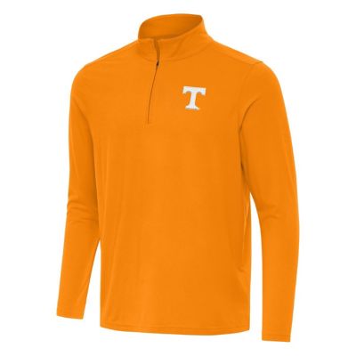 Antigua Men's NCAA Tennessee Tennessee Volunteers Intent Quarter-Zip Top, Orange, Small