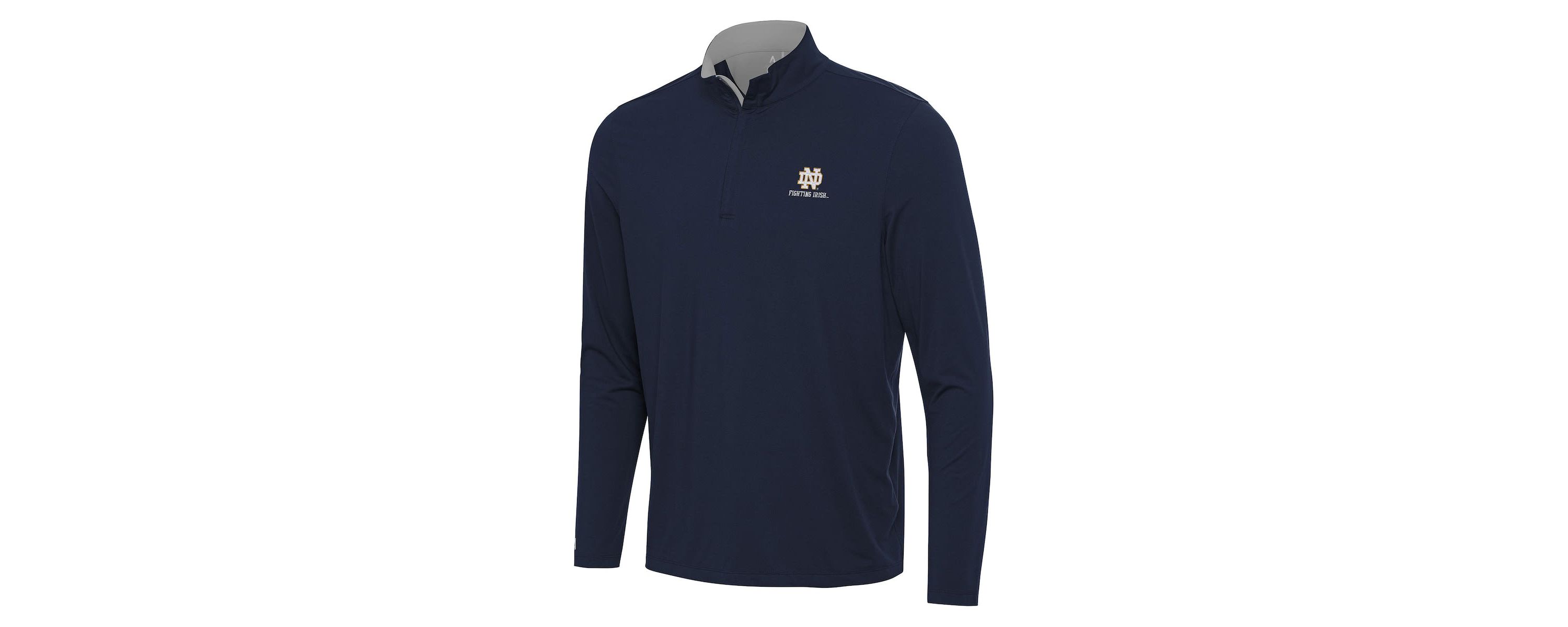 NCAA Notre Dame Fighting Irish Content Quarter-Zip Pullover Top