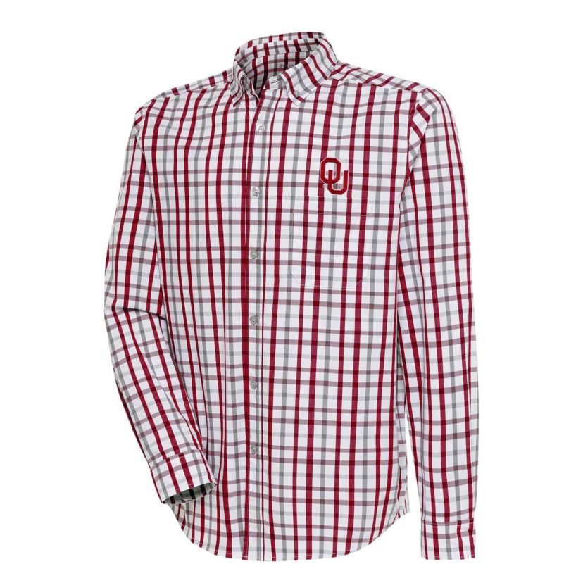 NCAA Oklahoma Sooners Tending Button-Down Long Sleeve Shirt