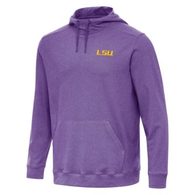 Antigua Men's NCAA LSU Tigers Cloud Pullover Hoodie, Purple, 3XL