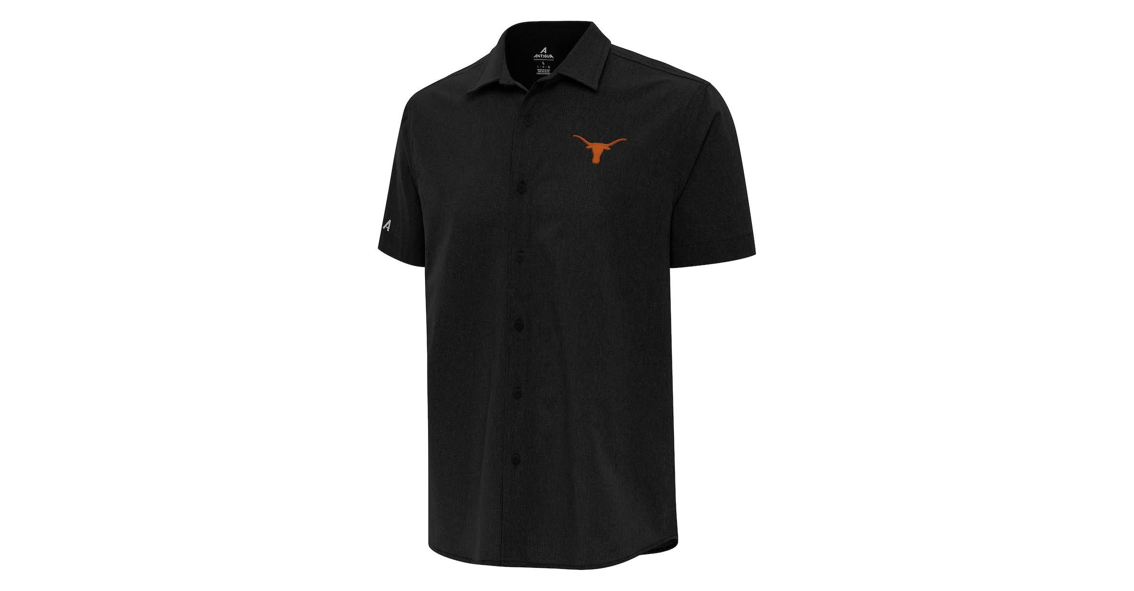 NCAA Texas Longhorns Activate Woven Short Sleeve Button-Down Shirt