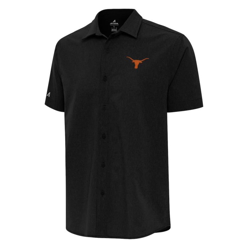 NCAA Texas Longhorns Activate Woven Short Sleeve Button-Down Shirt