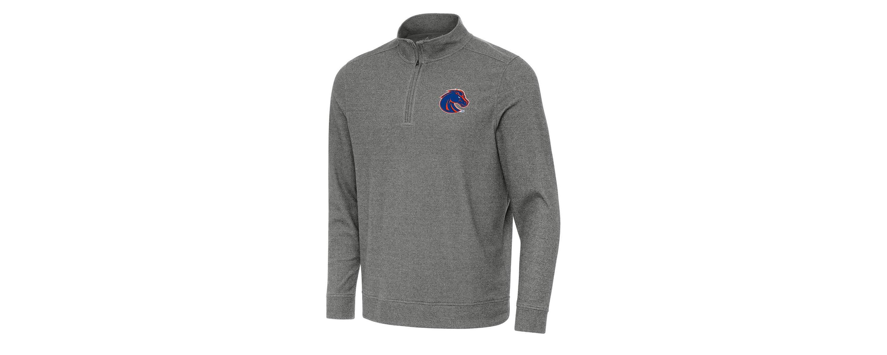 NCAA Boise State Broncos Subtle Quarter-Zip Sweatshirt