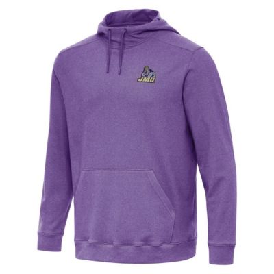 Antigua Men's NCAA James Madison Dukes Cloud Pullover Hoodie, Purple, 3XL