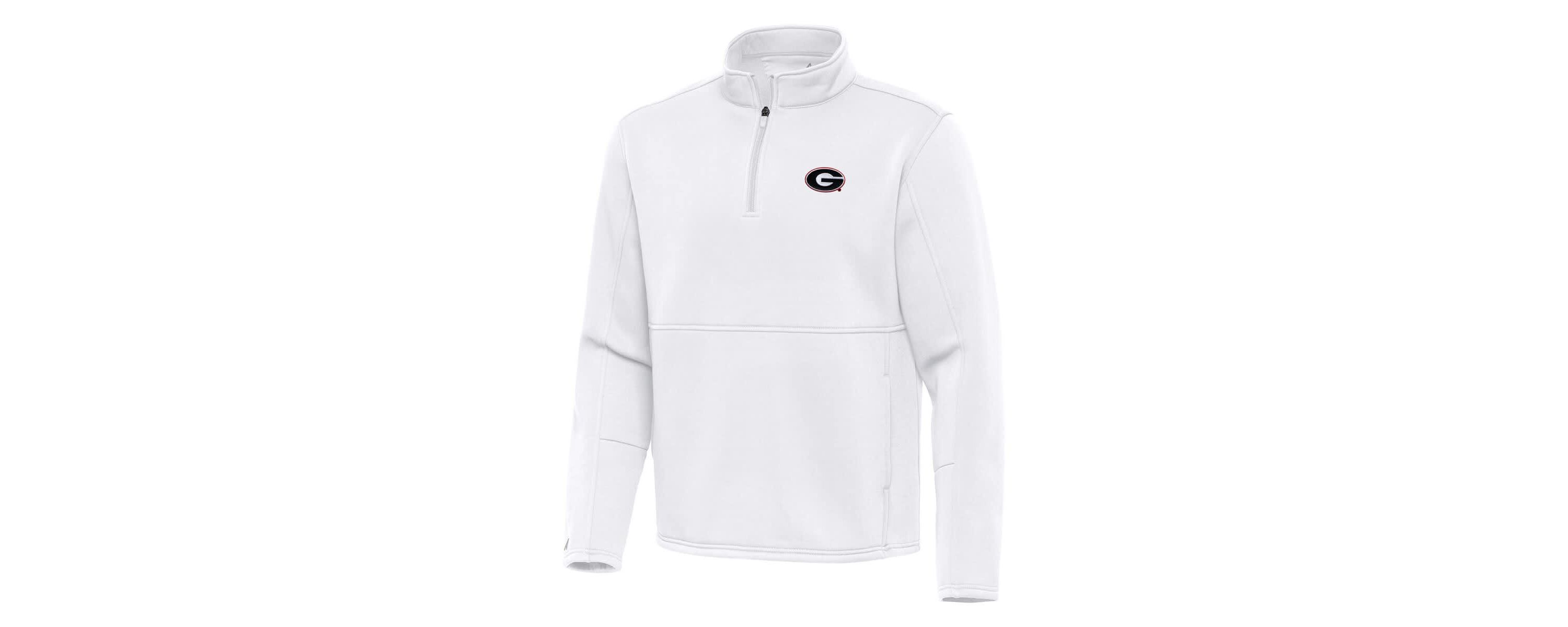 NCAA Georgia Bulldogs Twist Quarter-Zip Pullover Jacket