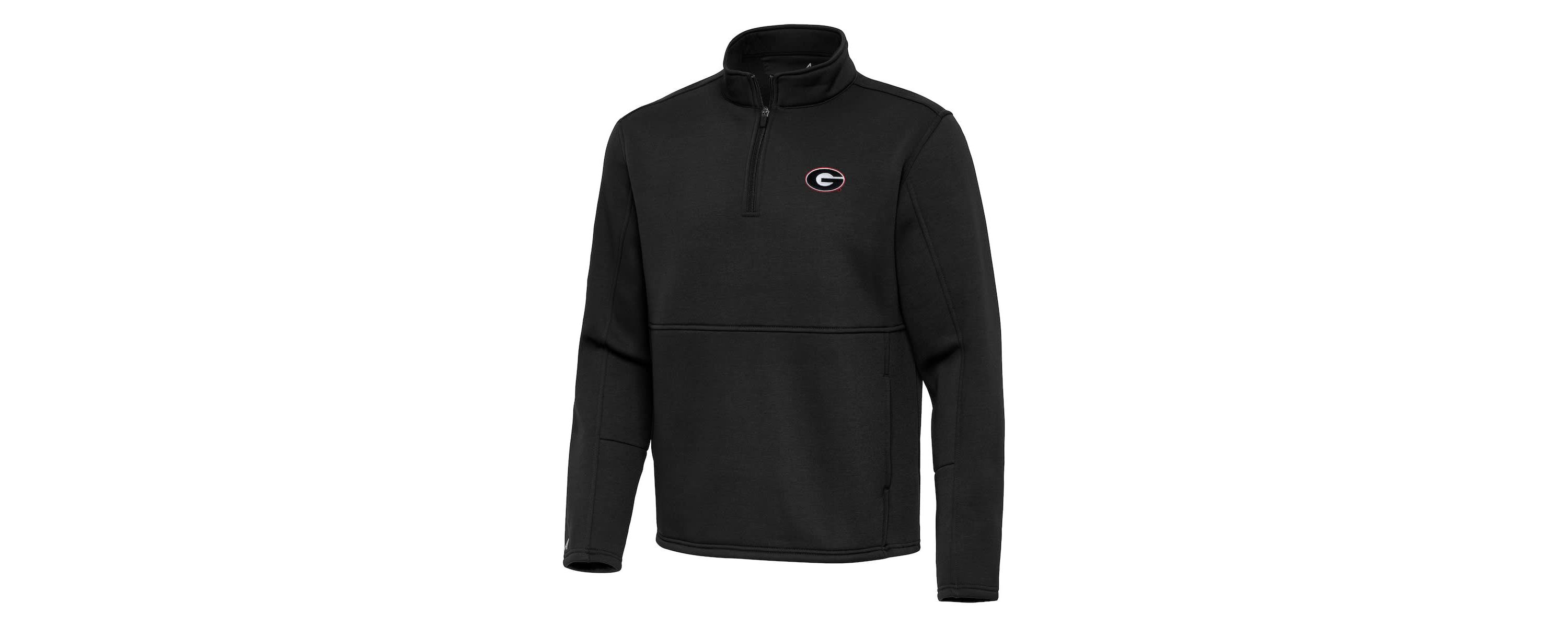 NCAA Georgia Bulldogs Twist Quarter-Zip Pullover Jacket
