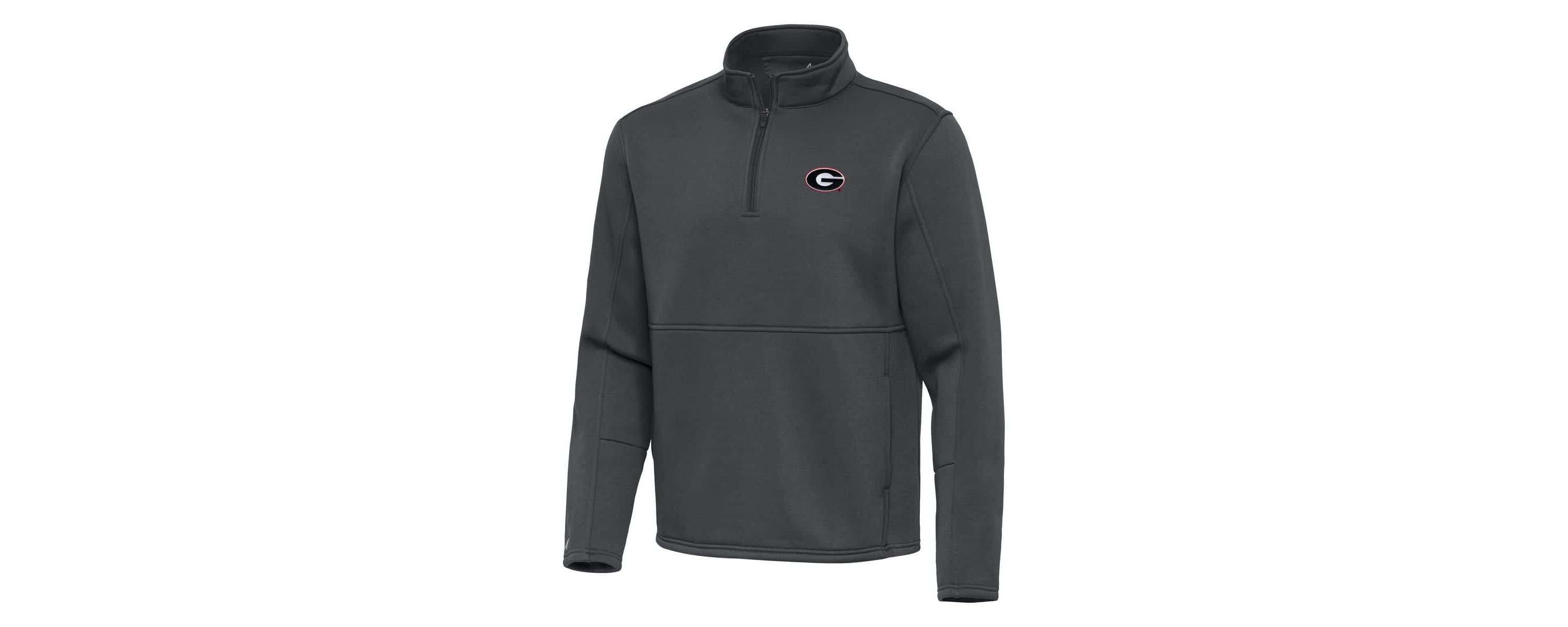 NCAA Georgia Bulldogs Twist Quarter-Zip Pullover Jacket
