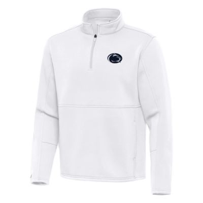 Antigua Men's NCAA Penn State Nittany Lions Twist Quarter-Zip Pullover Jacket, White, XL