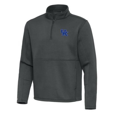Antigua Men's NCAA Kentucky Wildcats Twist Quarter-Zip Pullover Jacket, 2XL