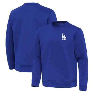 Antigua Men's MLB Los Angeles Dodgers Relevant Lightweight Pullover Sweatshirt