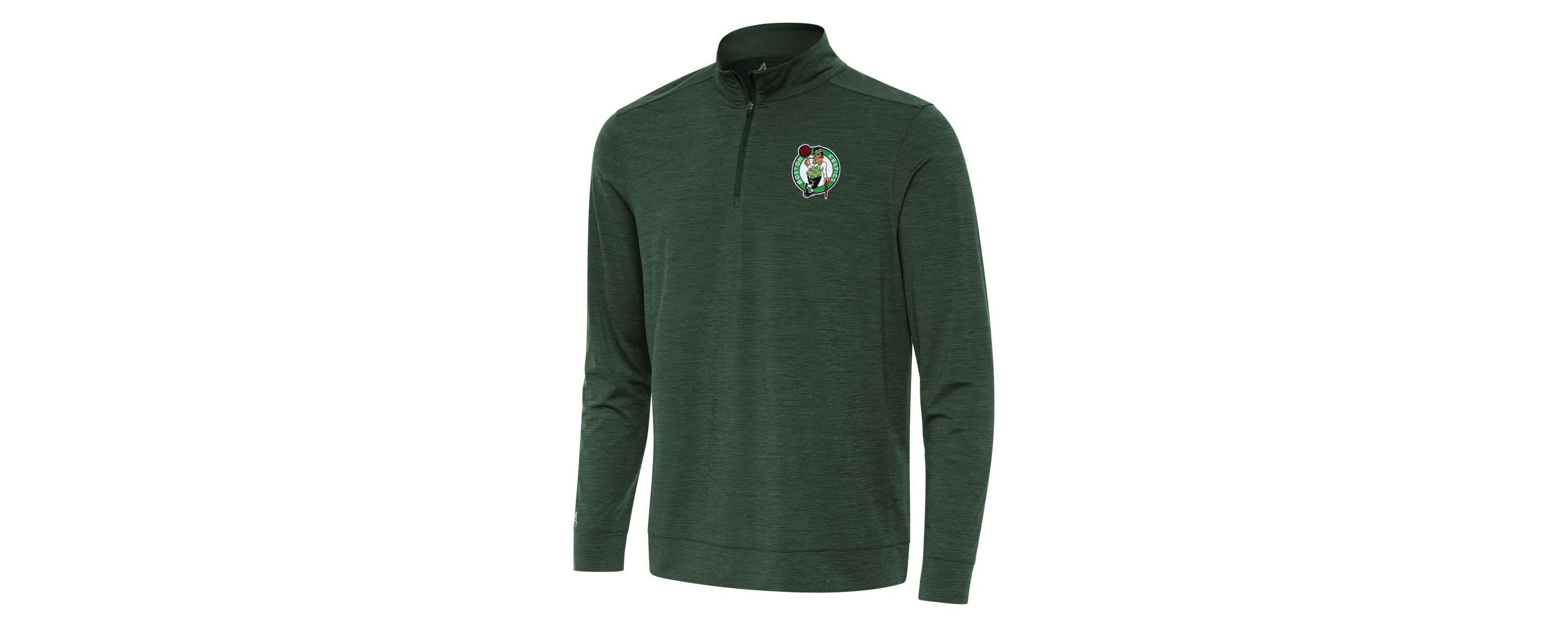 NBA Hunter Boston Celtics Bright Quarter-Zip Top