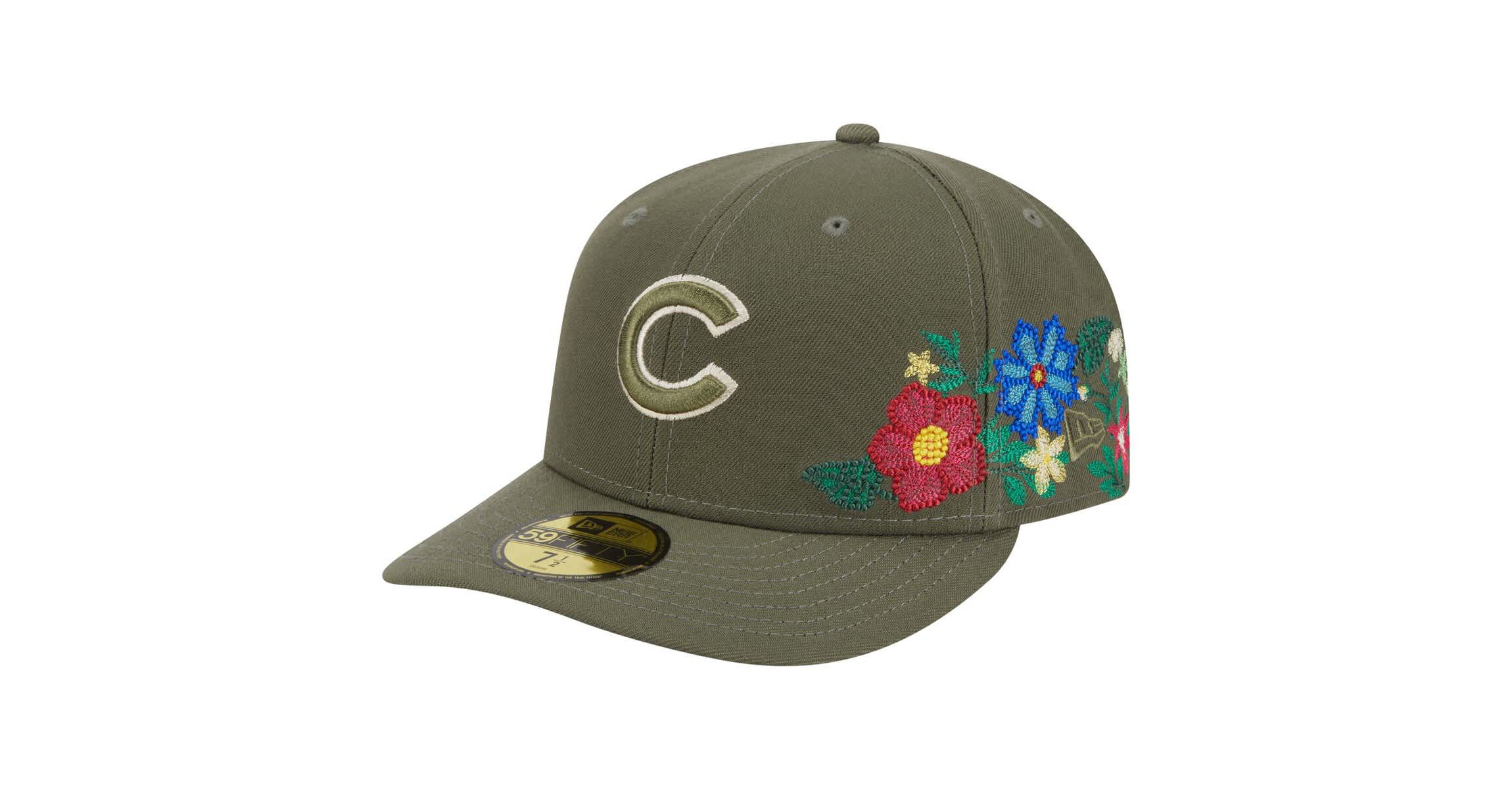 MLB Chicago Cubs Tonal Florals 59FIFTY Fitted Hat