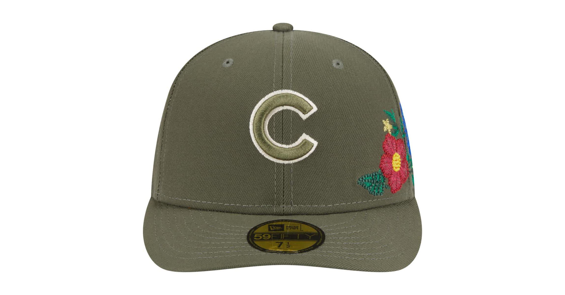 MLB Chicago Cubs Tonal Florals 59FIFTY Fitted Hat