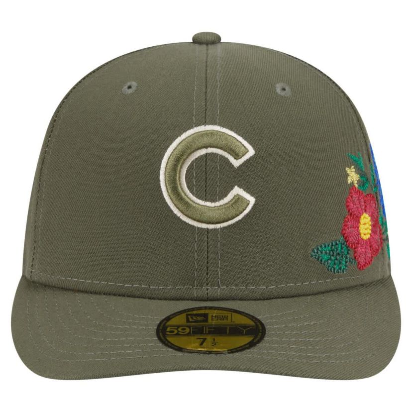 MLB Chicago Cubs Tonal Florals 59FIFTY Fitted Hat