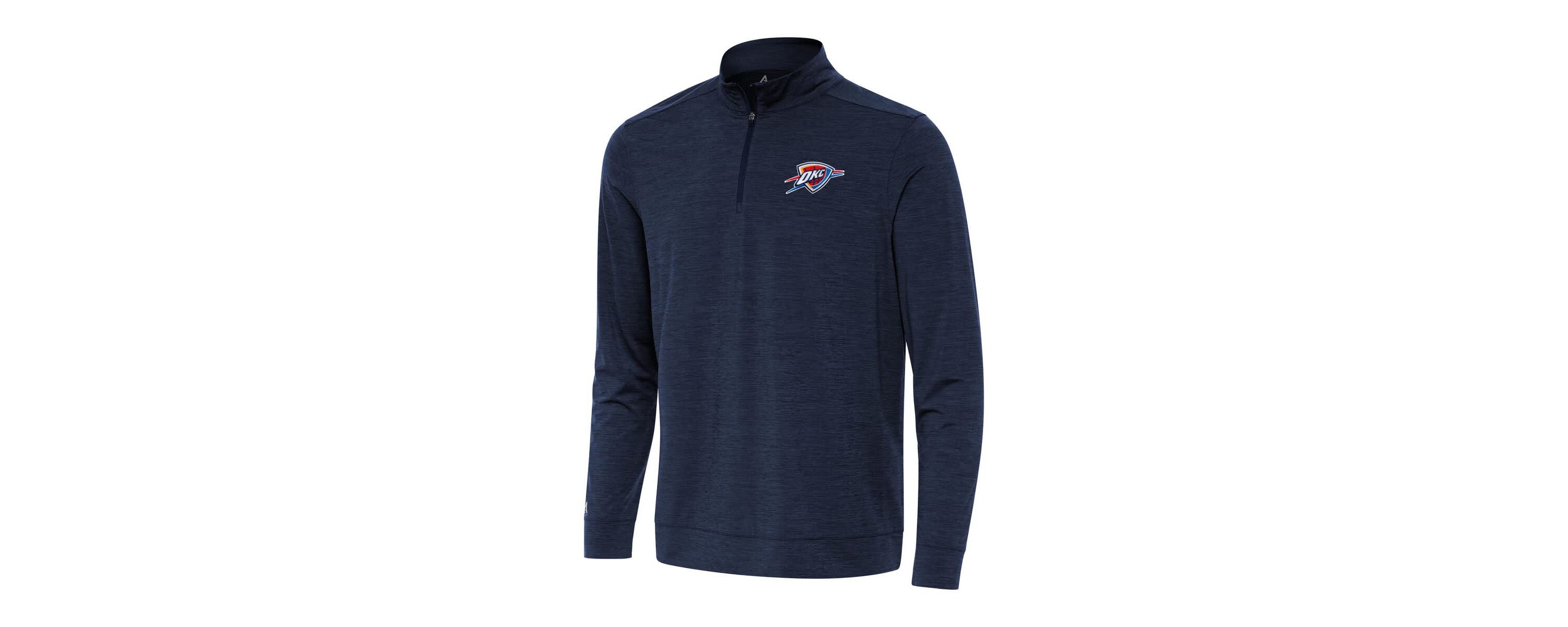 NBA Oklahoma City Thunder Bright Quarter-Zip Top