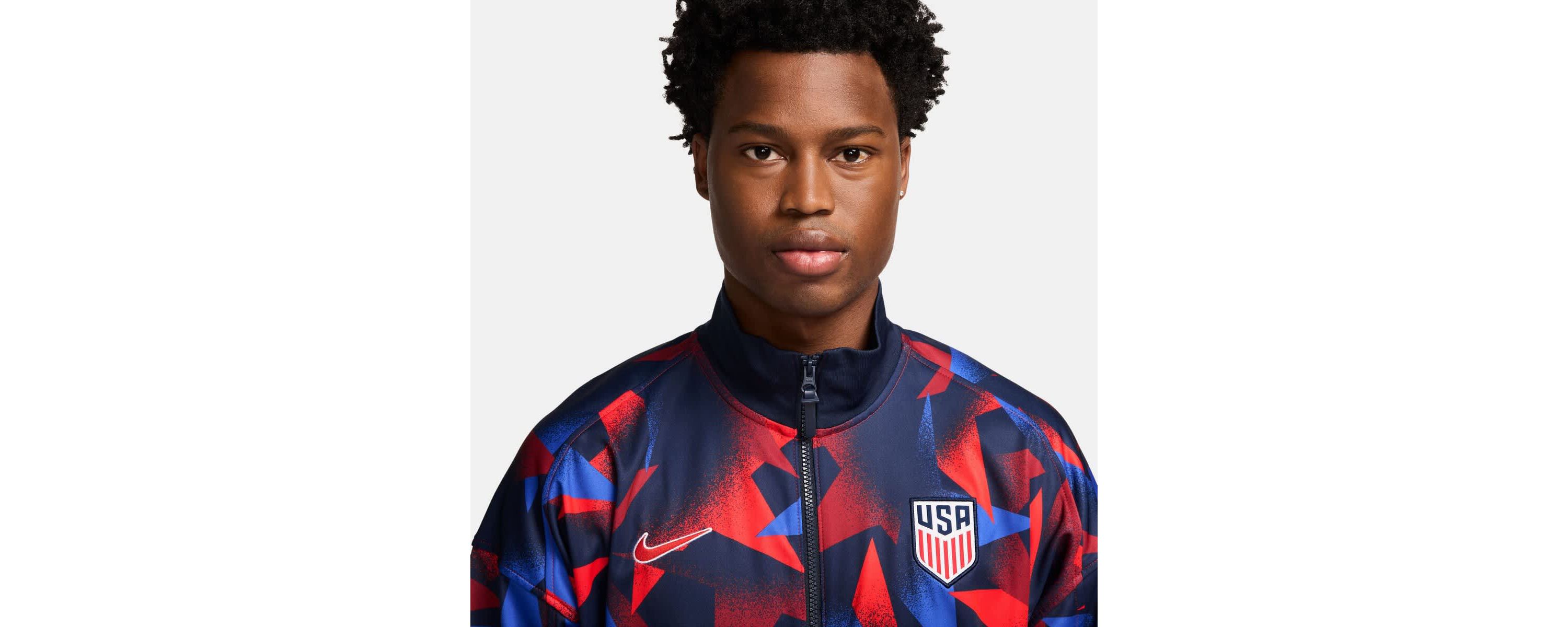 Soccer National Teams Nike USMNT 2025 Academy Pro Performance Anthem Full-Zip Jacket