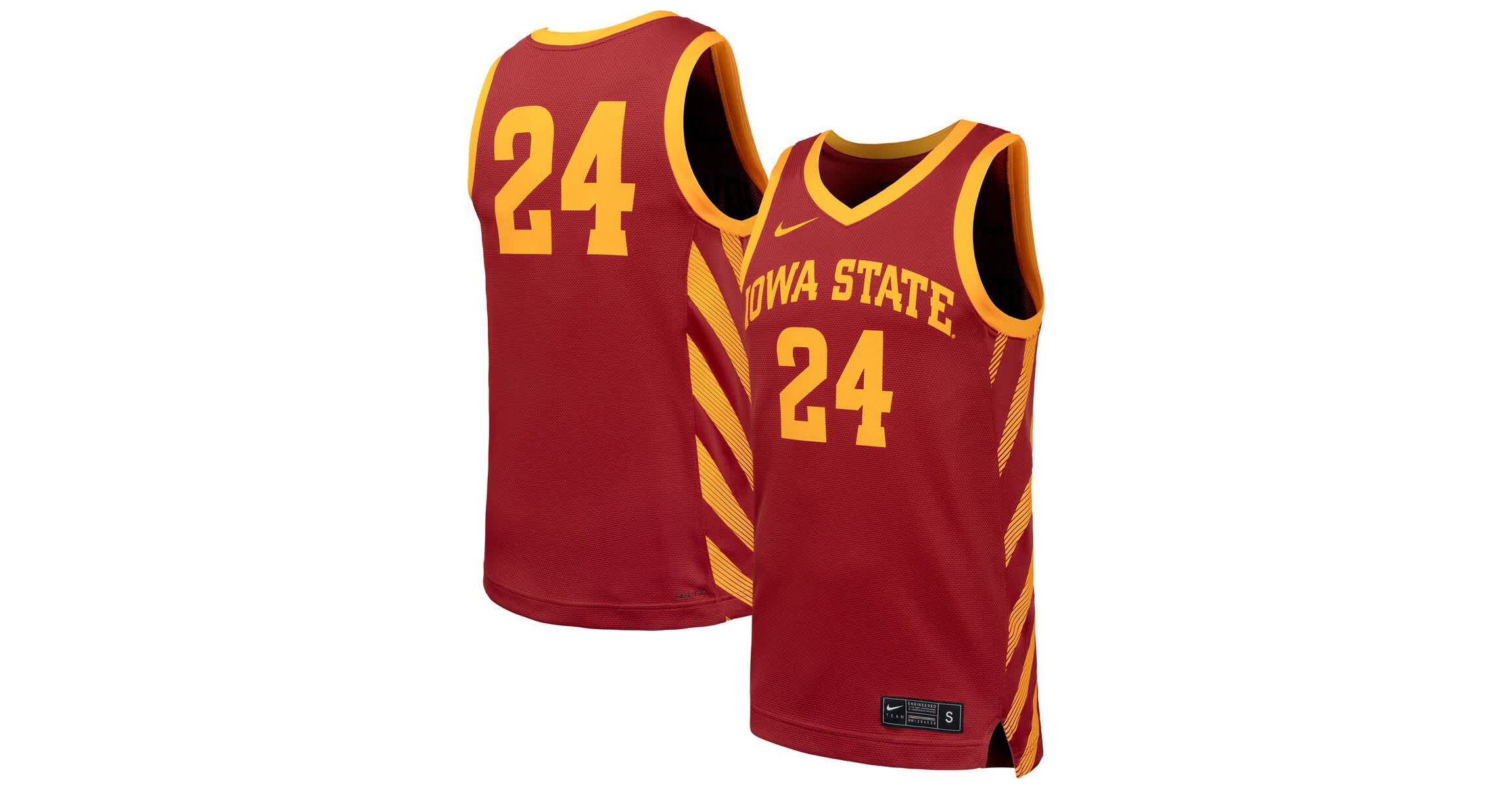 Men's NCAA Nike Iowa State Cyclones Replica Basketball Jersey, Small