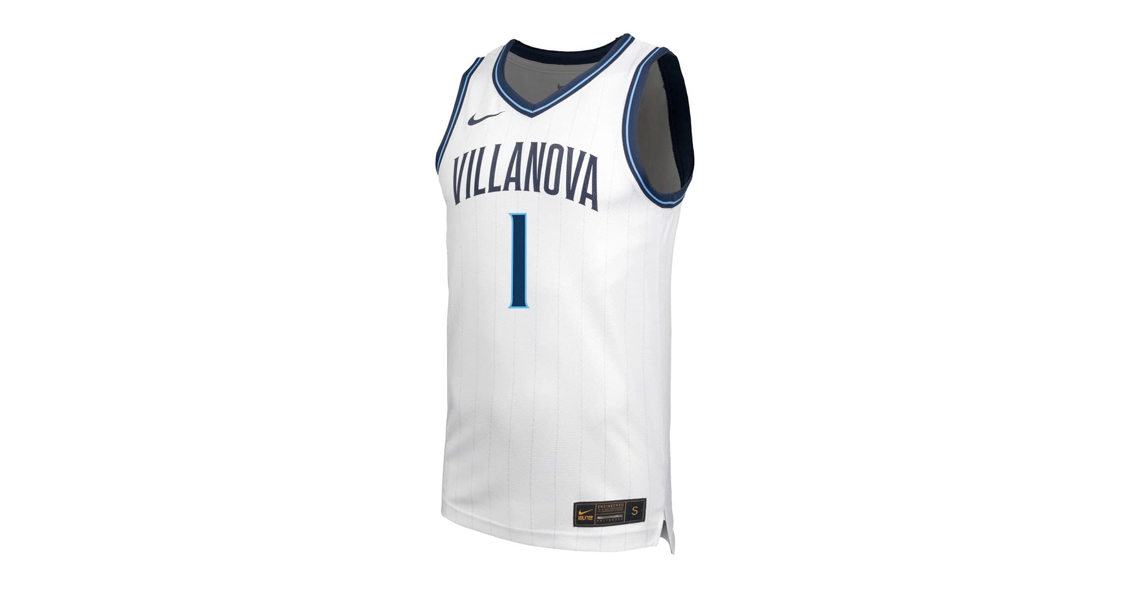 NCAA Nike Villanova Wildcats #1 Retro Replica Basketball Jersey