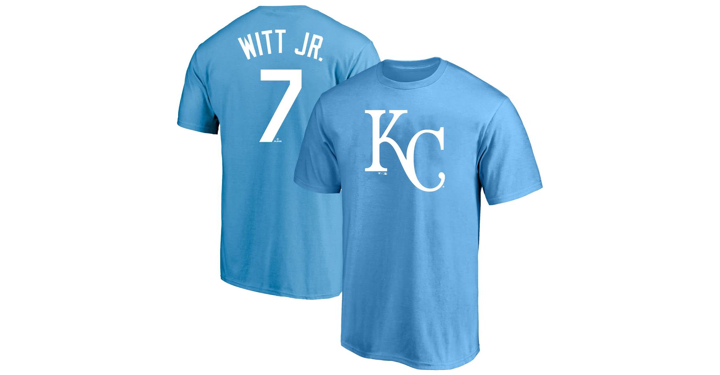 MLB Fanatics Bobby Witt Jr. Kansas City Royals Big & Tall Name & Number T-Shirt