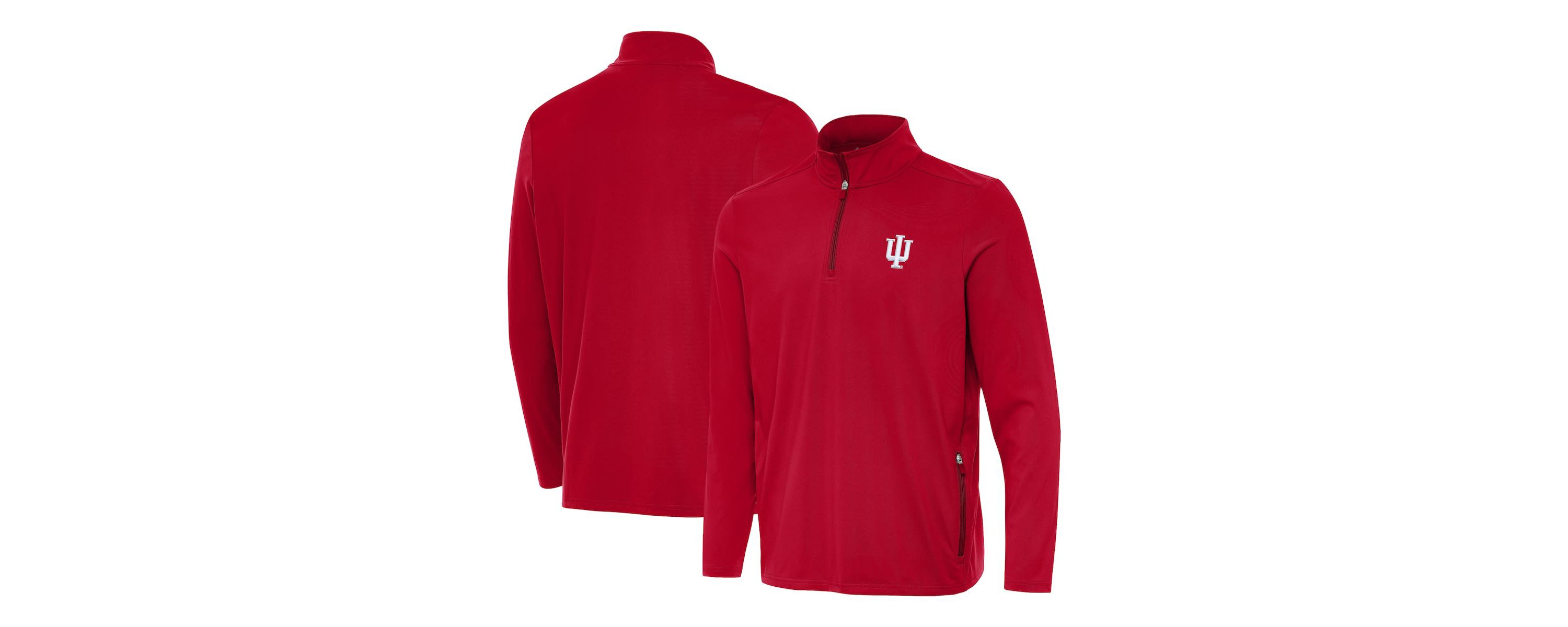 NCAA Indiana Hoosiers Perilous Quarter-Zip Pullover Top
