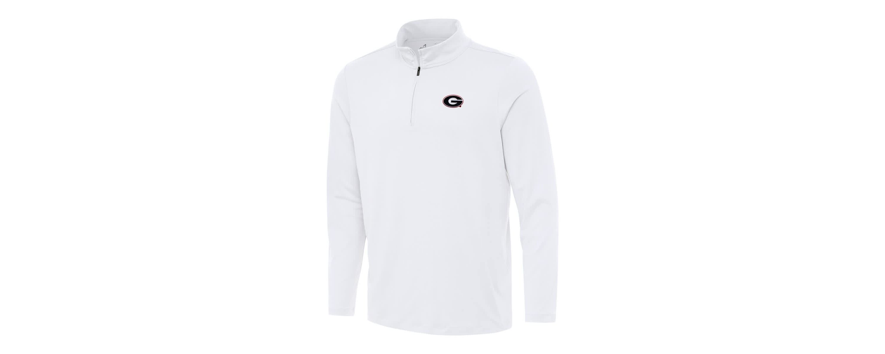NCAA Georgia Bulldogs Reprocess Quarter-Zip Top