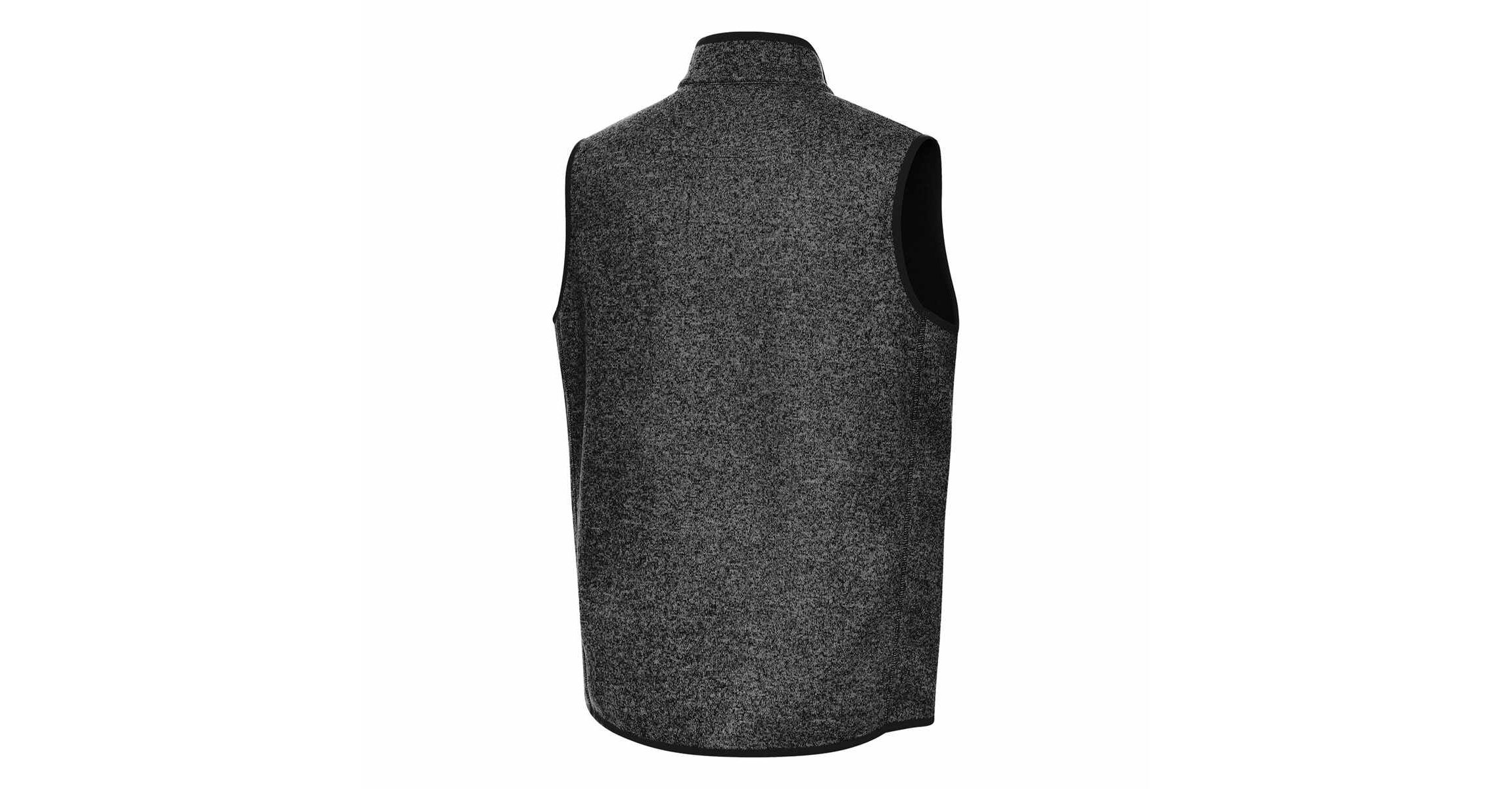 NCAA Heather Ohio State Buckeyes Fortune Full-Zip Vest
