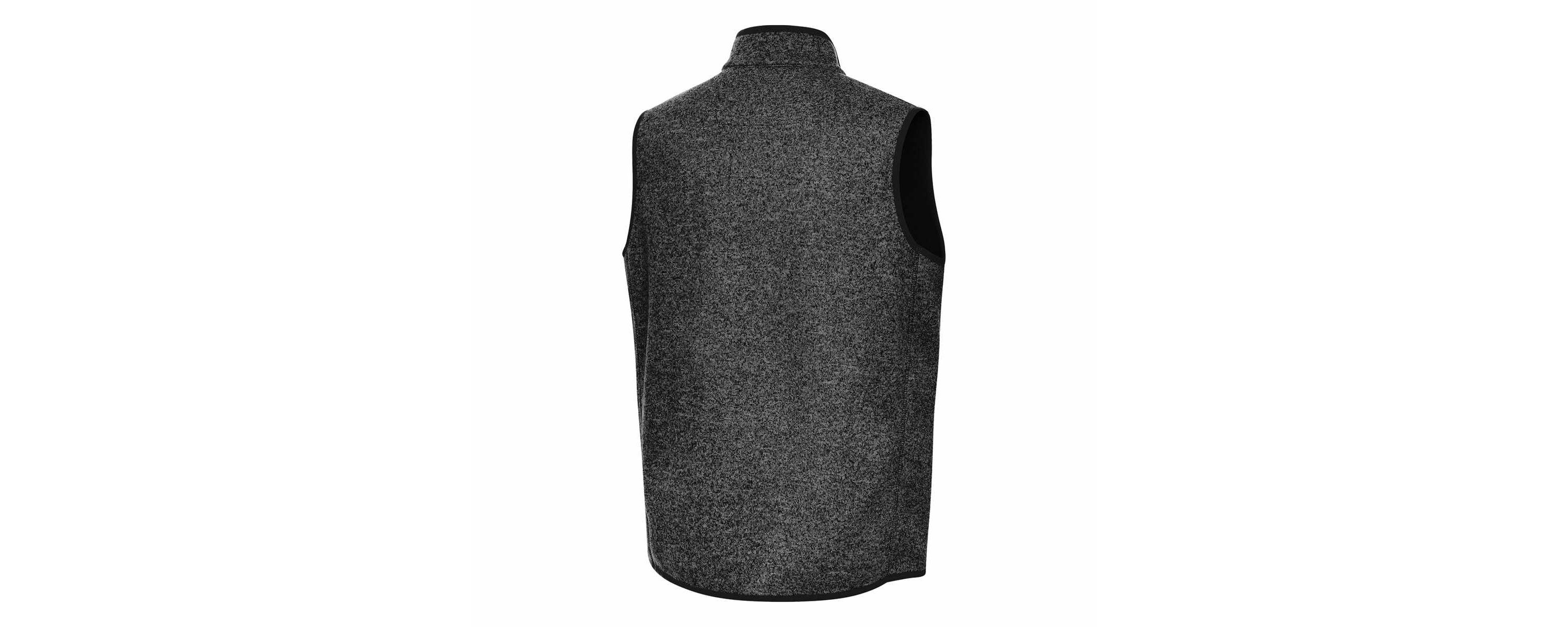 NCAA Heather Ohio State Buckeyes Fortune Full-Zip Vest