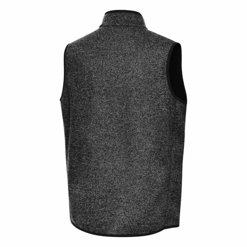 NCAA Heather Ohio State Buckeyes Fortune Full-Zip Vest