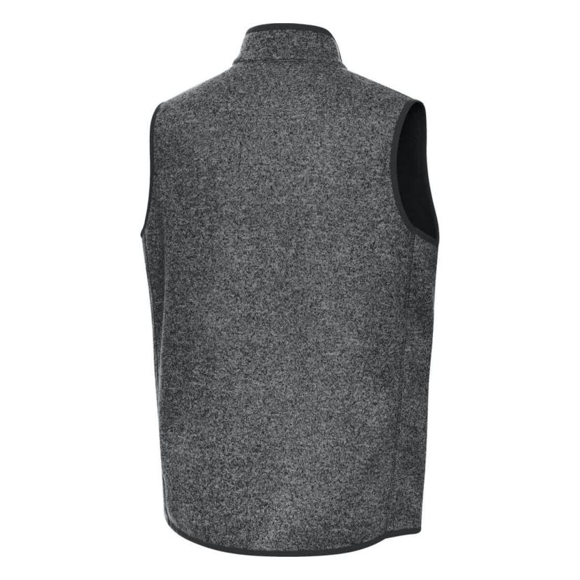 NCAA Heather Georgia Bulldogs Fortune Full-Zip Vest