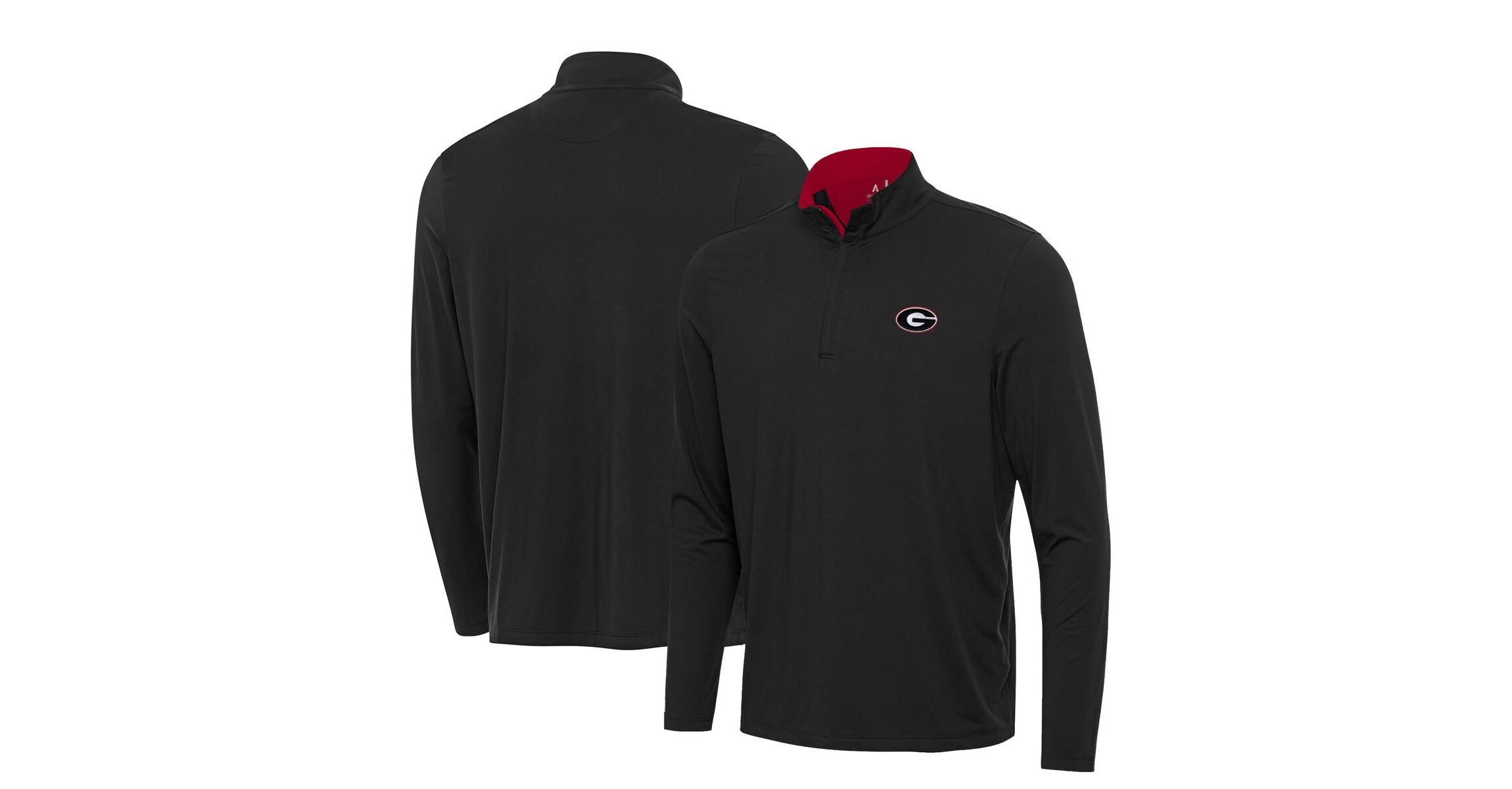 NCAA Georgia Bulldogs Content Quarter-Zip Pullover Top
