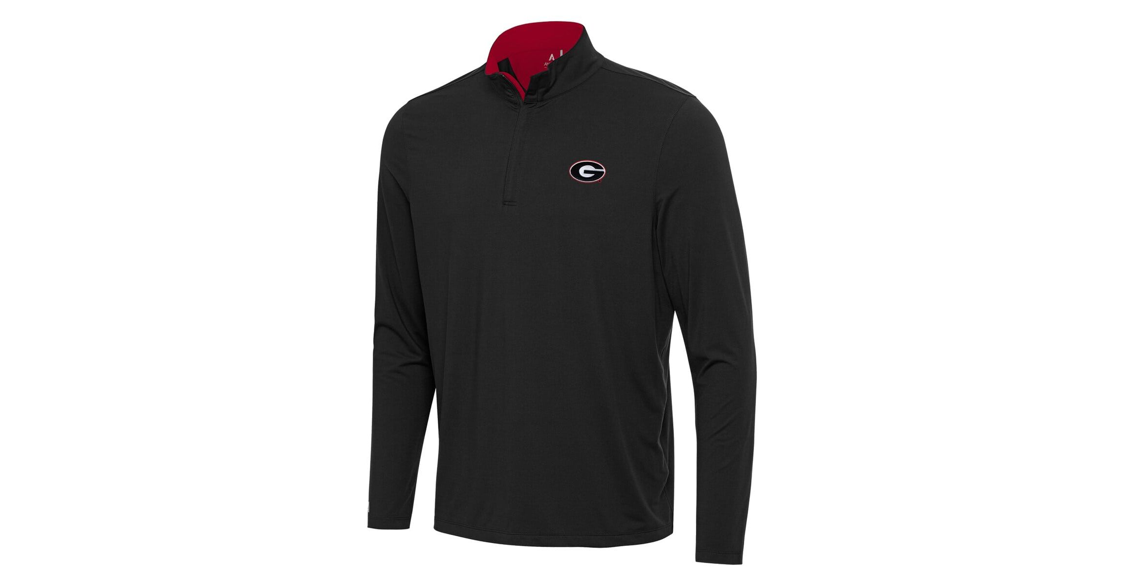 NCAA Georgia Bulldogs Content Quarter-Zip Pullover Top