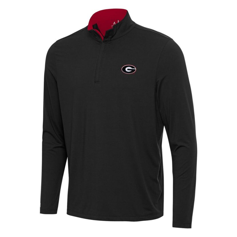 NCAA Georgia Bulldogs Content Quarter-Zip Pullover Top