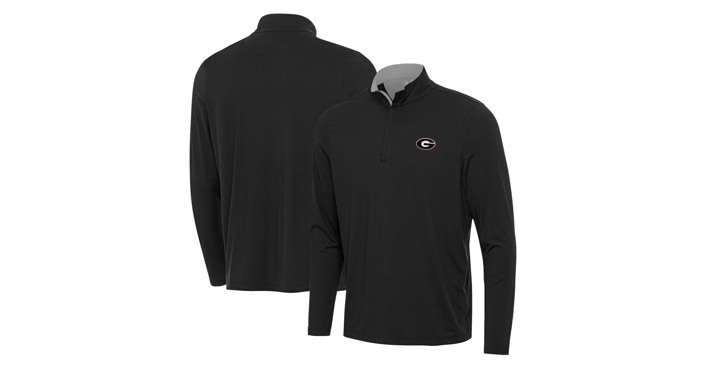 NCAA Georgia Bulldogs Content Quarter-Zip Pullover Top