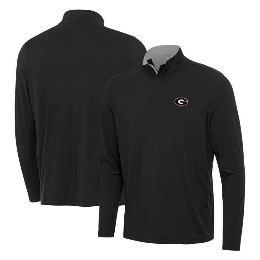 NCAA Georgia Bulldogs Content Quarter-Zip Pullover Top