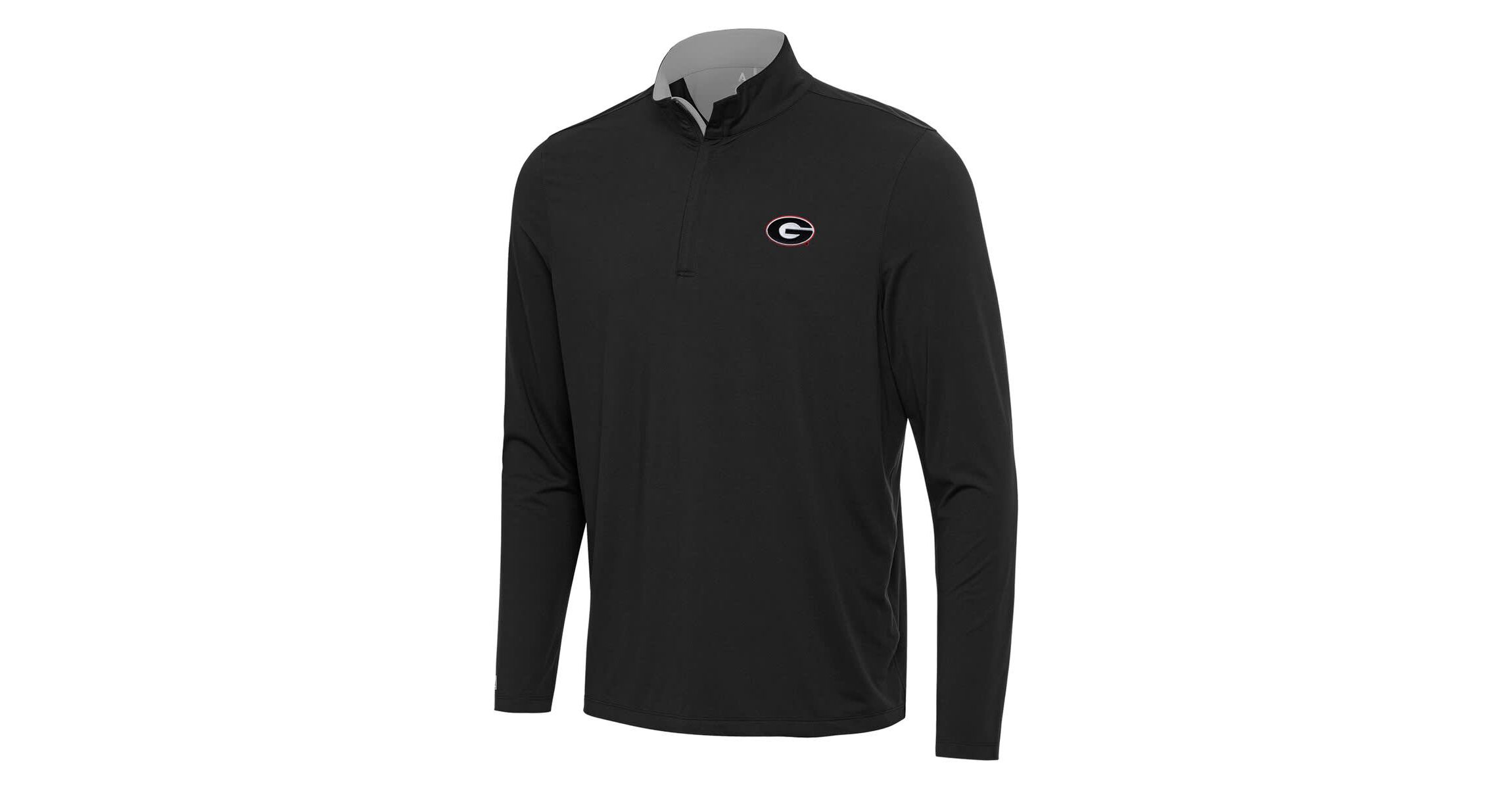 NCAA Georgia Bulldogs Content Quarter-Zip Pullover Top