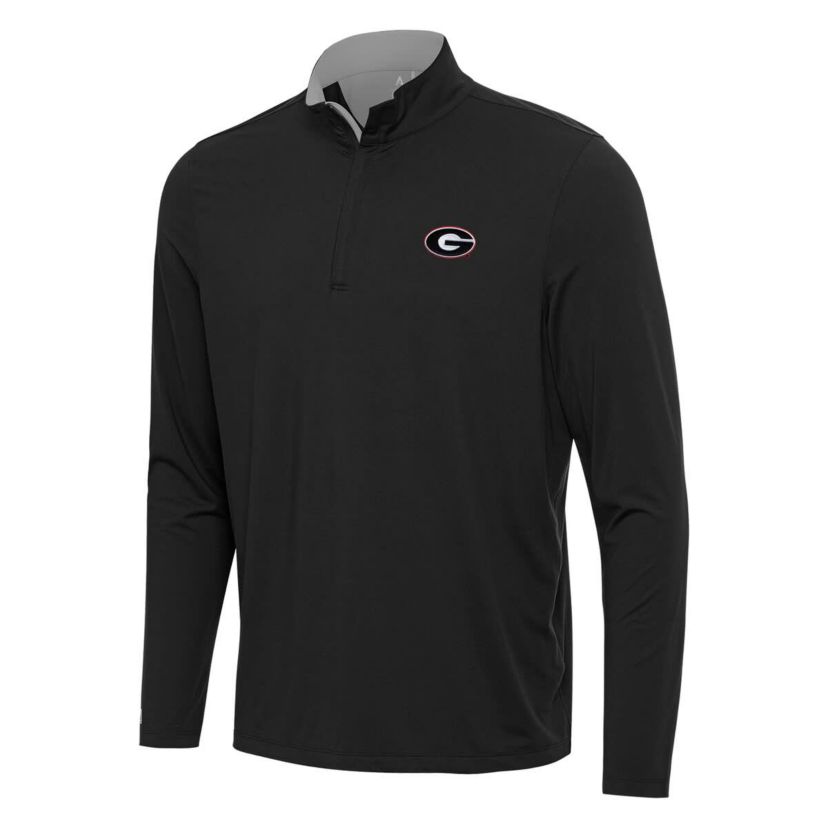NCAA Georgia Bulldogs Content Quarter-Zip Pullover Top