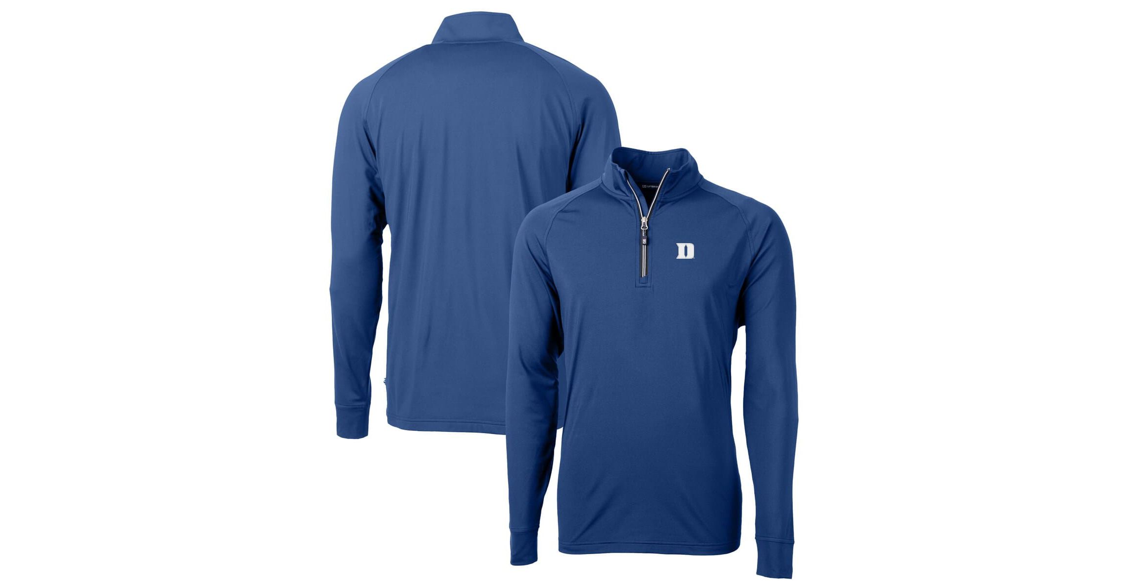 Duke Blue Devils NCAA Duke Devils Adapt Eco Knit Stretch Recycled Raglan DryTec Quarter-Zip Top