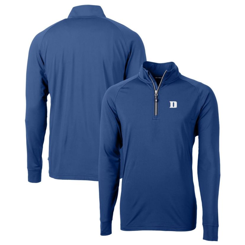 Duke Blue Devils NCAA Duke Devils Adapt Eco Knit Stretch Recycled Raglan DryTec Quarter-Zip Top